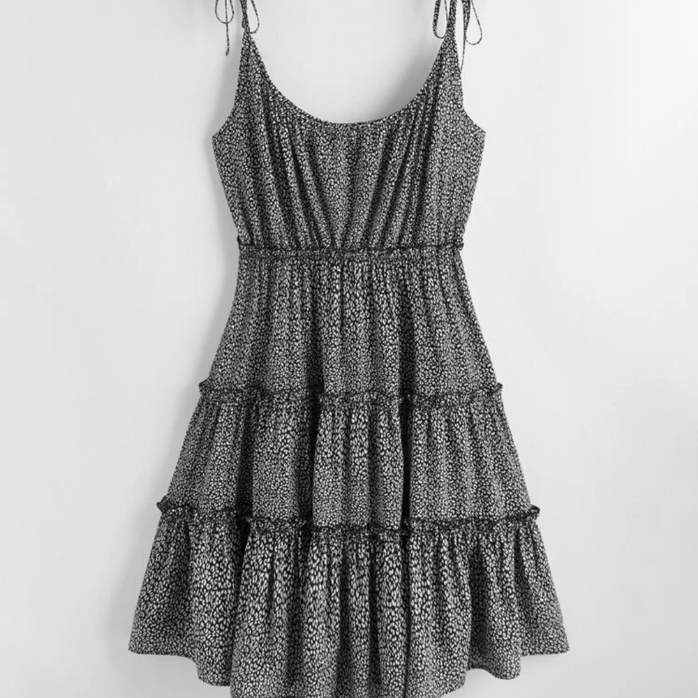 Plus size ruffle dress